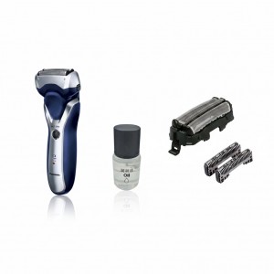 Электробритва Panasonic ES-RT37-S520-AS3 с дополнительным комплектом из лезвия и сеточки WES-9013Y и маслом WES-8196X-7911